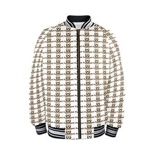 kokorepublic New Men's Striped Trim Bomber Jacket